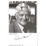 ADAMS, Richard (1920-2016) Novelist best known for Watership Down. 4 x 6 signed photo showing