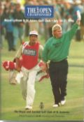 Jack Nicklaus golf legend signed on his picture page of 1996 Open Golf Championship programme