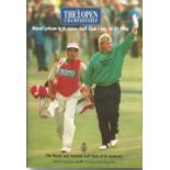 Jack Nicklaus golf legend signed on his picture page of 1996 Open Golf Championship programme