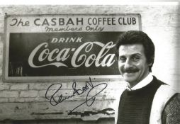 Music Pete Best former Beatle signed 12 x 8 inch b/w photo. Good Condition. All autographed items