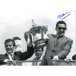 Dave Mackay Tottenham Signed 16 x 12 inch football photo. Good Condition. All autographed items