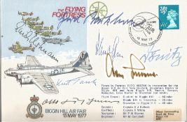 WW2 German VIP multiple signed cover. The Flying Fortress signed Biggin Hill Air Fair 13th May