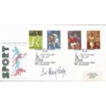 Boxing Sir Henry Cooper signed 1980 Sport FDC. Good Condition. All autographed items are genuine