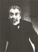 Christopher Lee as Dracula signed 10 x 8 inch b/w photo. Good Condition. All autographed items are