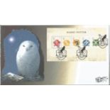 Harry Potter actress Katie Leung signed Internetstamps Harry Potter miniature sheet official FDC.