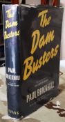 Leonard Cheshire VC signed rare copy of Paul Brickhill's The Dam Busters. It's signed with a