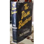 Leonard Cheshire VC signed rare copy of Paul Brickhill's The Dam Busters. It's signed with a