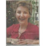 Lesley Garrett signed colour magazine photo, stuck to card. Good Condition. All autographs are