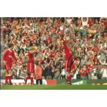 Football Stan Collymore 12x8 signed colour photo pictured during his time with Liverpool. Stanley