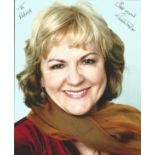 Gwen Taylor signed 10x8 colour photo. Dedicated. Good Condition. All autographs are genuine hand