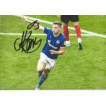 Football Jonjoe Kenny signed 12x8 colour photo pictured in action for Shalke 04 in Germany while