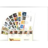GB FDC collection 24 interesting covers dating 1979 to 1995 excellent condition most with special