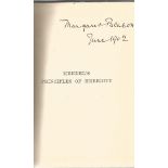 Margaret Benson signed hardback book titled Mendels Principles of Heredity signature on the inside