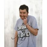 Nick Swardson signed 10x8 colour photo. Good Condition. All autographs are genuine hand signed and