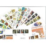 GB FDC collection 17 interesting covers dating 1992 to 1993 all with special postmarks full sets