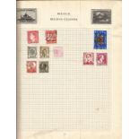 Worldwide Stamp collection housed in a Rapkins New Victory Stamp Album of the World countries