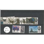 Battle of Britain stamps 1965 full set SG671 - SG678 2 x High values are mint. Good Condition. All