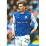 Football Adam Reach signed 12x8 colour photo pictured in action for Sheffield Wednesday. Good