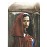 Angel Coulby signed 12x8 colour photo from Merlin. Good Condition. All autographs are genuine hand