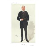 Vanity Fair Scotland Yard. Subject Mcnaghren. 19/8/1908. These prints were issued by the Vanity Fair