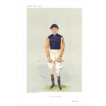 Vanity Fair He rides. Subject William Griggs. 28/11/1906. These prints were issued by the Vanity