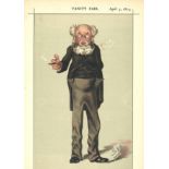 Vanity Fair A Novelist. Subject Trollope. 5/4/1873. These prints were issued by the Vanity Fair