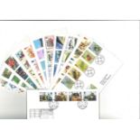 GB FDC collection includes 25 covers in pristine condition most with special postmarks dating 1980