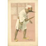 Vanity Fair Kismet. Subject Oscar Asche. 29/11/1911. These prints were issued by the Vanity Fair