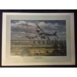 World War II print 20x28 titled Prelude to Peace signed in pencil by the artist Ronald Wong
