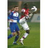 Football Emmanuel Eboue signed 12x8 colour photo pictured in action for Arsenal. Emmanuel Eboue (