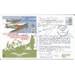 Battle of Britain Pilots multiple signed cover. 41st Anniv Battle of Britain Signed MRAF D Boyle