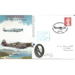 WW2 RAF Wing Commander F M Thomas 152 Squadron Battle of Britain veteran 1940, signed Spitfire - The