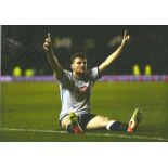 Football Chris Martin signed 8x12 colour photo pictured celebrating for Derby County. Good