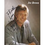 Joe Brown signed 10x8 colour photo. Dedicated. Good Condition. All autographs are genuine hand