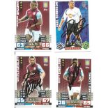 Paul Robinson, Scott Sinclair, Leandro Bacuna, Tom Cleverley signed Tops cards. Bolton Wanderers,