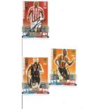 Steven Nzonzi, Maynor Figueroa, Paul McShane signed Tops cards. Stoke, Wolves, Wolves. Good