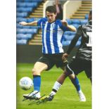 Football Kieran Lee signed 12x8 colour photo pictured in action for Sheffield Wednesday. Good