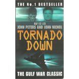 John Peters signed softback book titled Tornado Down The Gulf War Classic signed on the inside title