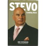 Rugby League Mike Stephenson signed hardback book titled Stevo Looking Back signature inside