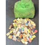 Vintage matchbox glory bag collection 100s of interesting items from around the world dating back