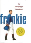 Horse Racing Frankie Dettori signed hardback book titled Frankie signed on inside page. 422 pages.