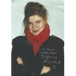 Sophie Aldred signed 10x8 colour photo. Good Condition. All autographs are genuine hand signed and
