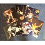 Boxing collection 6 fantastic signed photos from the British ring names include Colin Jones,