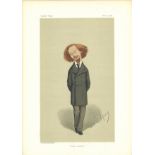Before Sunrise. Subject Swinburne. 21/11/1874. These prints were issued by the Vanity Fair