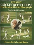 Cricket Ken Kelly Cricket Reflections Five Decades of Cricket Photographs hardback book signed on