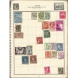 Worldwide Stamp collection housed in a Special Agent Album countries include Belgium, China, India