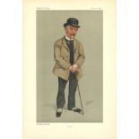 Vanity Fair Tess. Subject Thomas Hardy. 4/6/1892. These prints were issued by the Vanity Fair