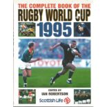 Rugby Union Jeremy Guscott, Willie John McBride and Ian Robertson signed hardback book titled The