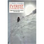 Stephen Venables signed paperback book Everest Kangshung Face A gripping account by the first Briton