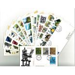 GB FDC collection includes 23 covers in pristine condition most with special postmarks dating 1980